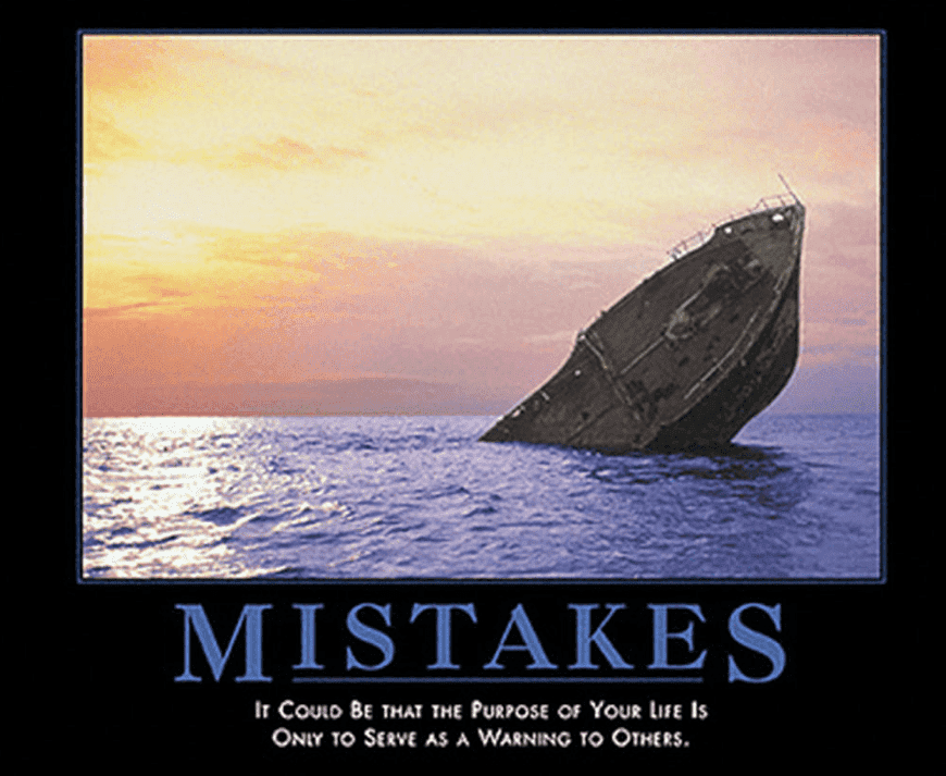 mistakes